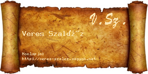 Veres Szaléz névjegykártya