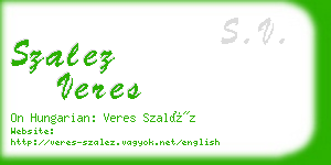 szalez veres business card